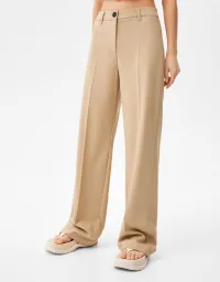Wide-Leg-Hose mit Gürtelschlaufen